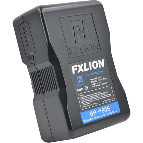 Fxlion Cool Black Series BP-190S 14.8V Lithium-lon V-Mount Battery (190Wh)