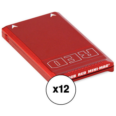 RED Mini-Mag (480GB, 12-Pack) Kit with Water Resistant Case