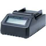 Fxlion Mono-Channel DV Li-Lon Battery Charger with LCD Screen for Canon BP-975&DC-C78